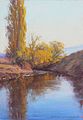 River Reflections - Jamieson - pastel