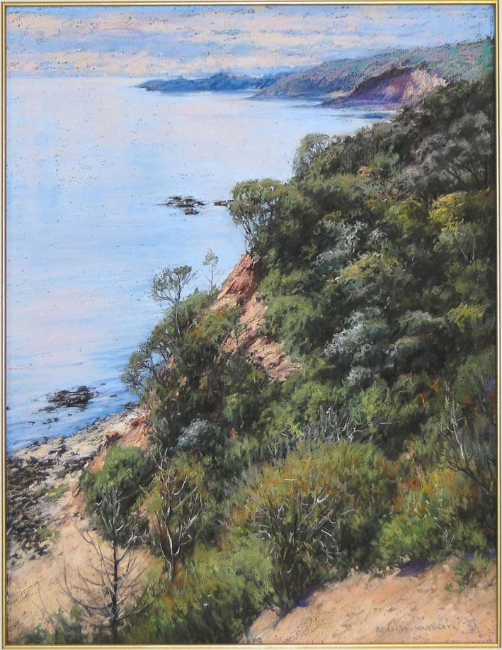 Soft Light - Mornington Peninsula Pastel painting