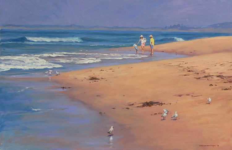Lazy Day Point Lonsdale - Oil Painting