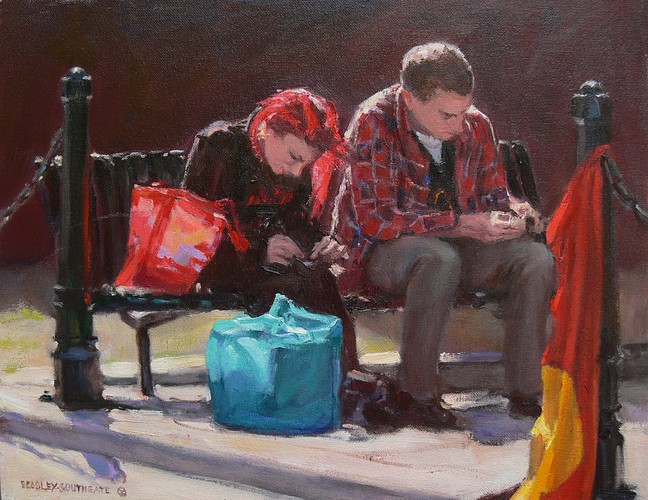 Mobile Mania - Oil Painting