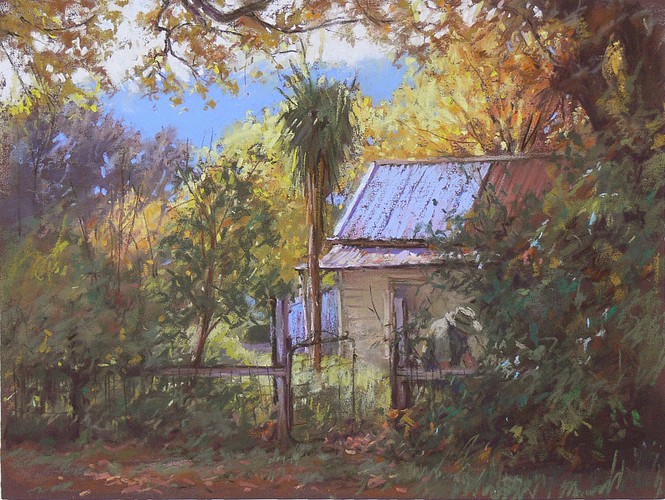 Old Cottage Harrietville - Pastel Painting SOLD