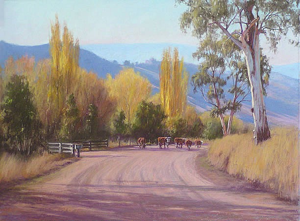 Roadside Bonnie Doon - Pastel Painting SOLD
