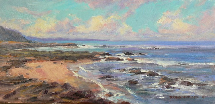 Rocky Beach Near Lorne - Oil Painting